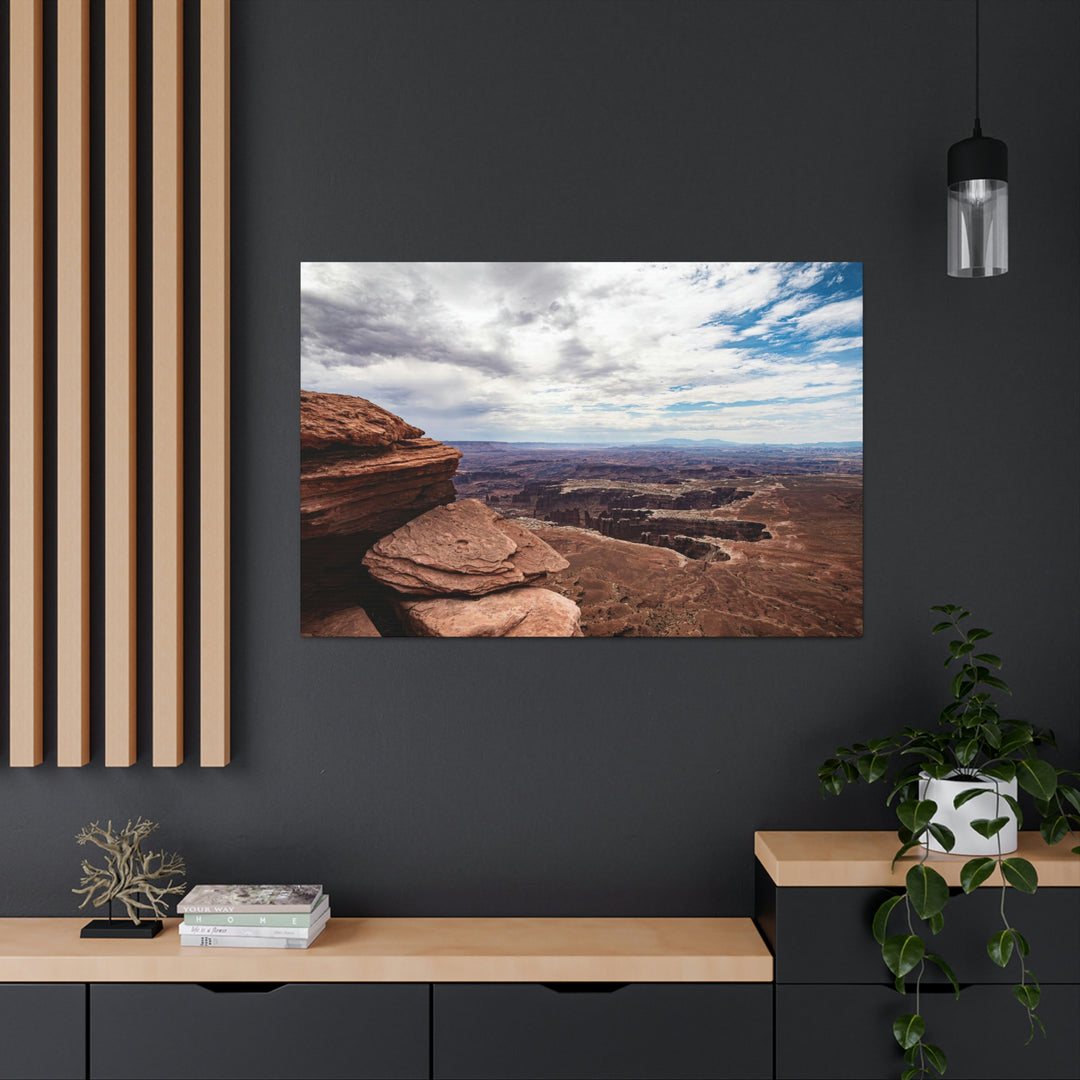 The Canyon Below - Canvas