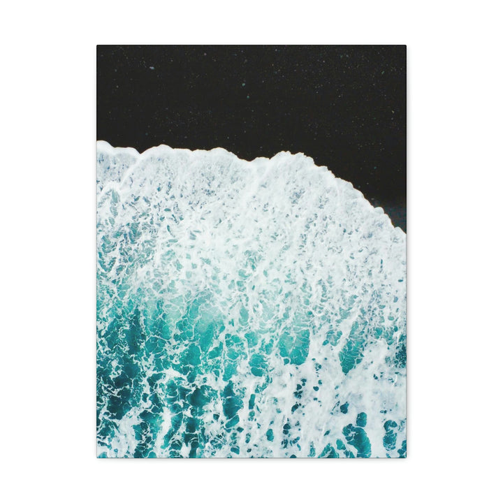 A Wave on Volcanic Sand - Canvas