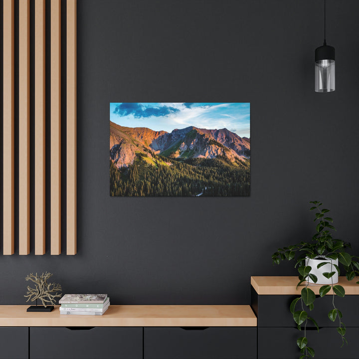 Fading Mountain Light - Canvas