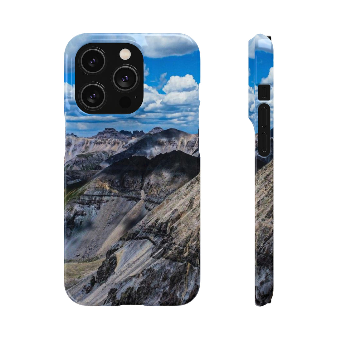 Imogene Pass From the Air - Phone Case