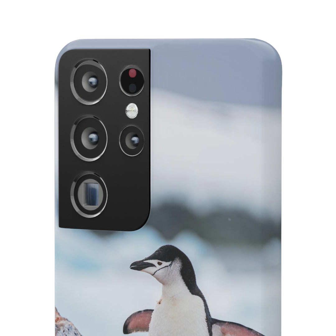 Stretched Penguin - Phone Case