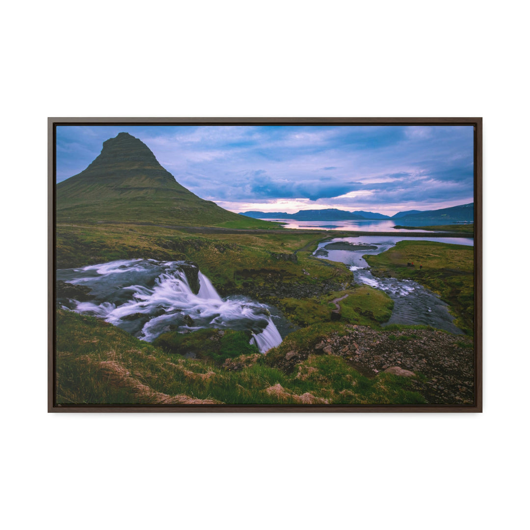 An Icelandic Sunset - Canvas with Frame