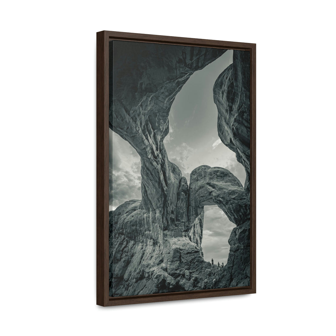 Natural Frames Part 1 in Black and White - Canvas with Frame