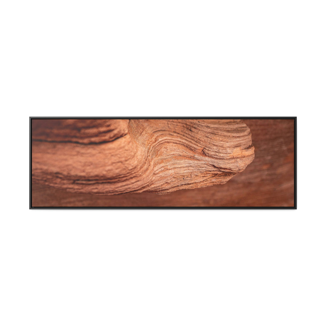 Sedimentary Rock Curves - Canvas with Frame