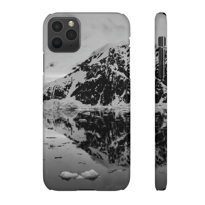 Reflected Calm in Black and White - Phone Case