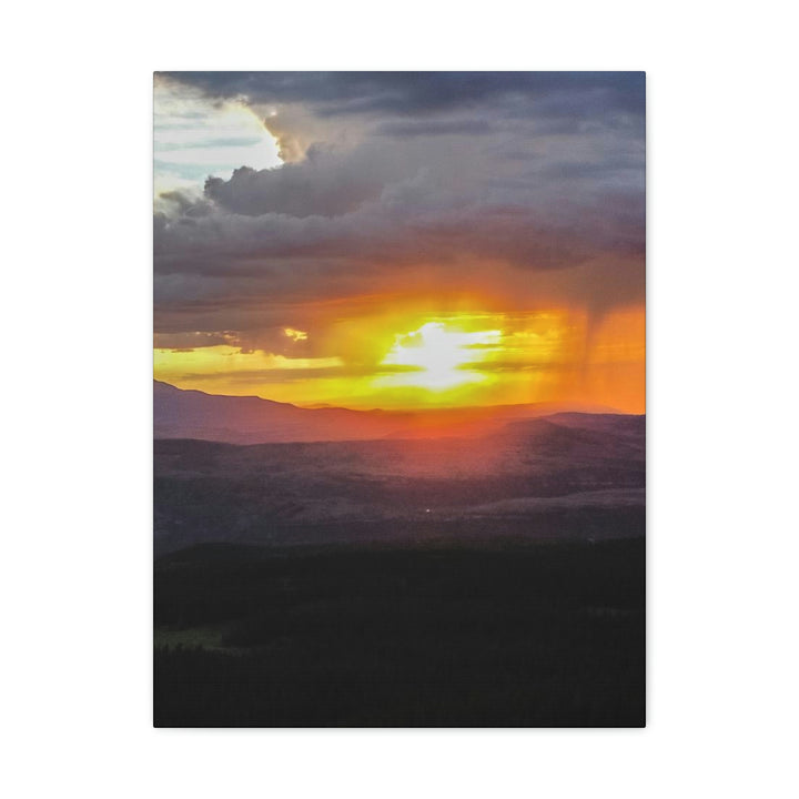 Rainy Sunset - Canvas