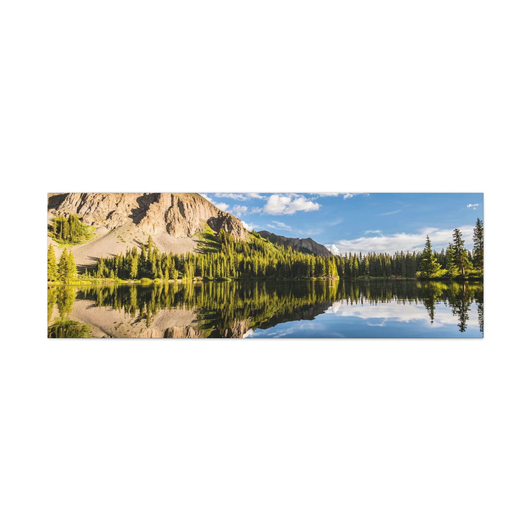 Mountain Scene Reflected - Canvas