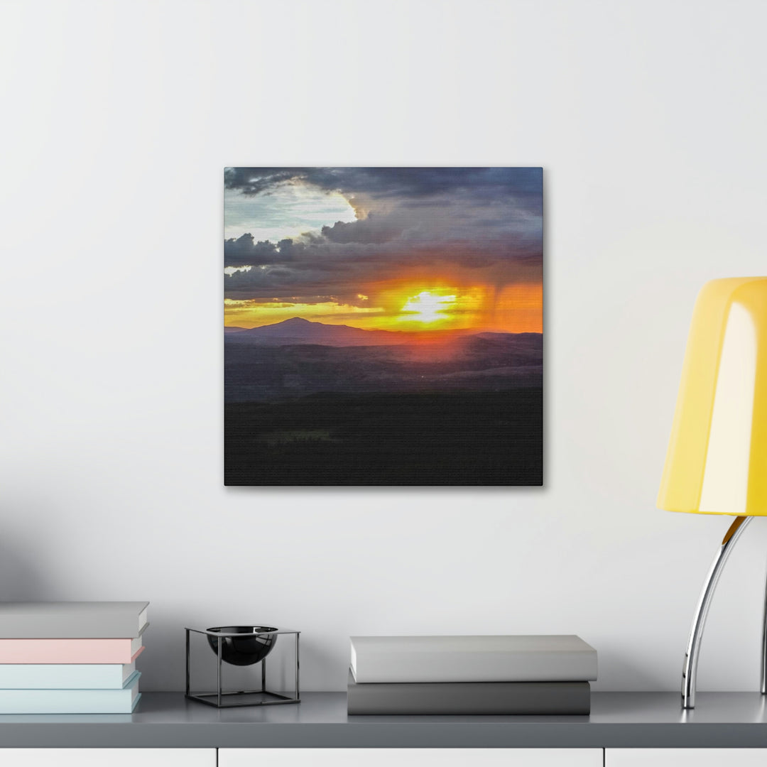 Rainy Sunset - Canvas