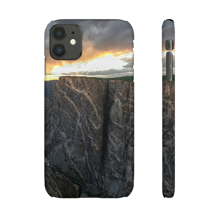 Painted Wall at Sunset Part 1 - Phone Case