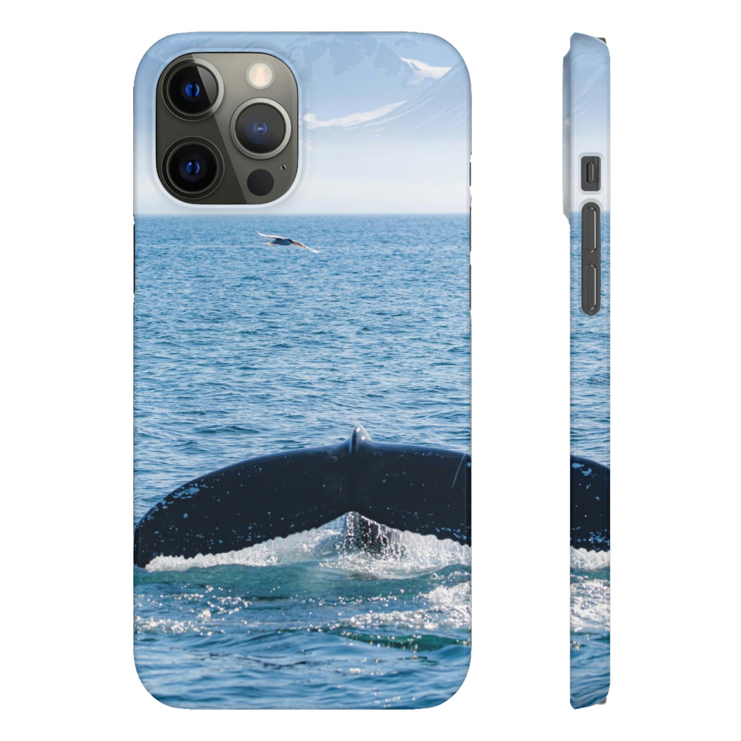 A Whale and A Mountain - Phone Case