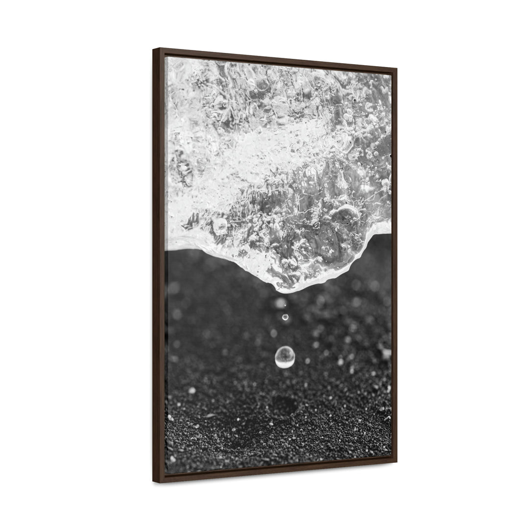 Suspended Droplet - Canvas with Frame