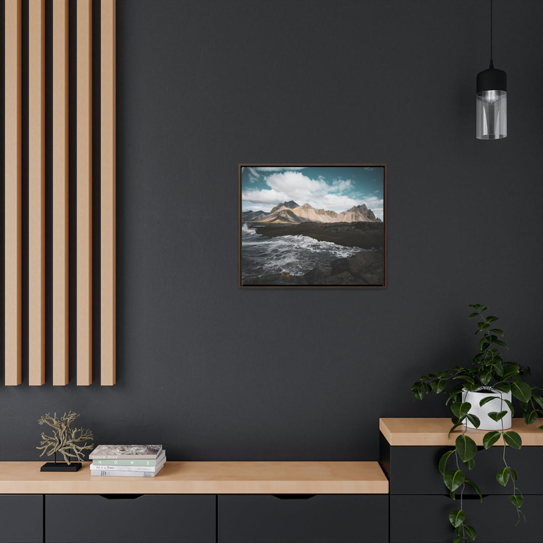 Crashing Sea - Canvas with Frame