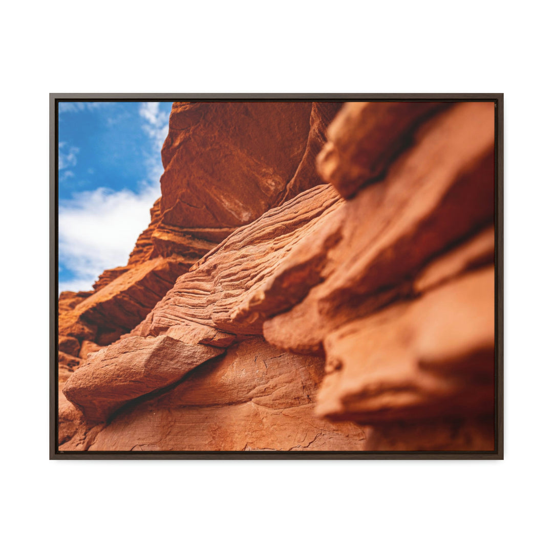 Layers of Rock - Canvas with Frame