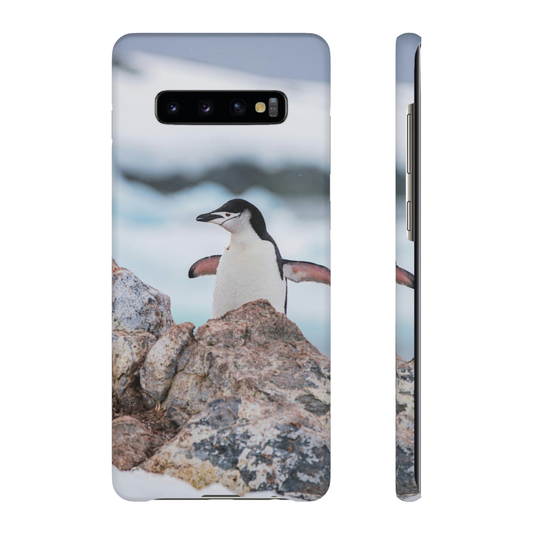 Stretched Penguin - Phone Case