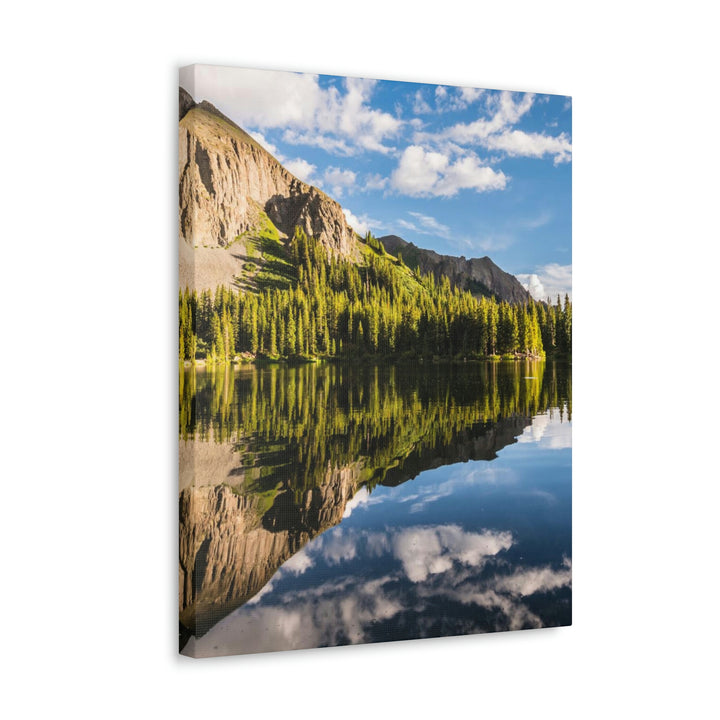 Mountain Scene Reflected - Canvas