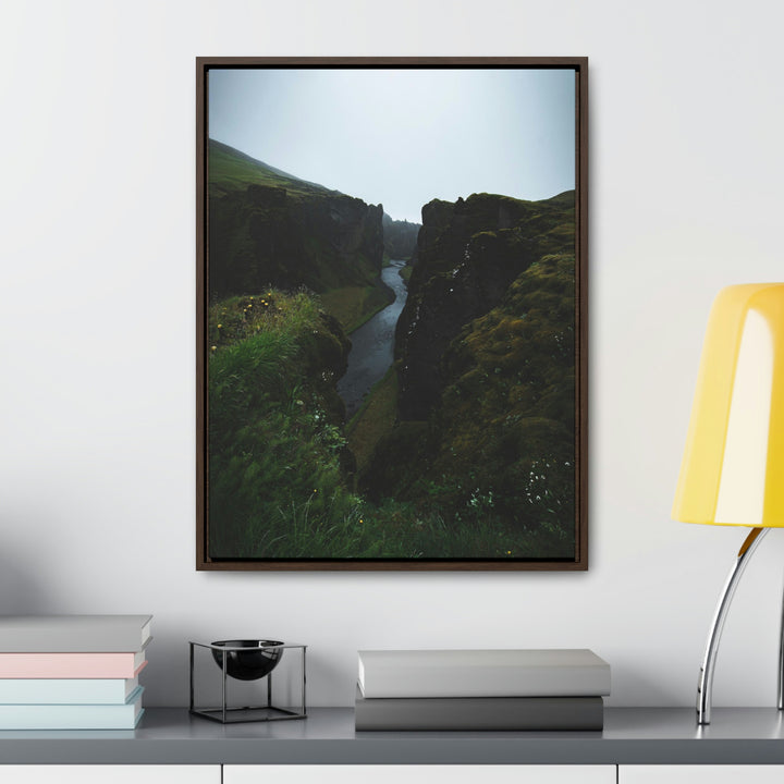 A View of the River - Canvas with Frame