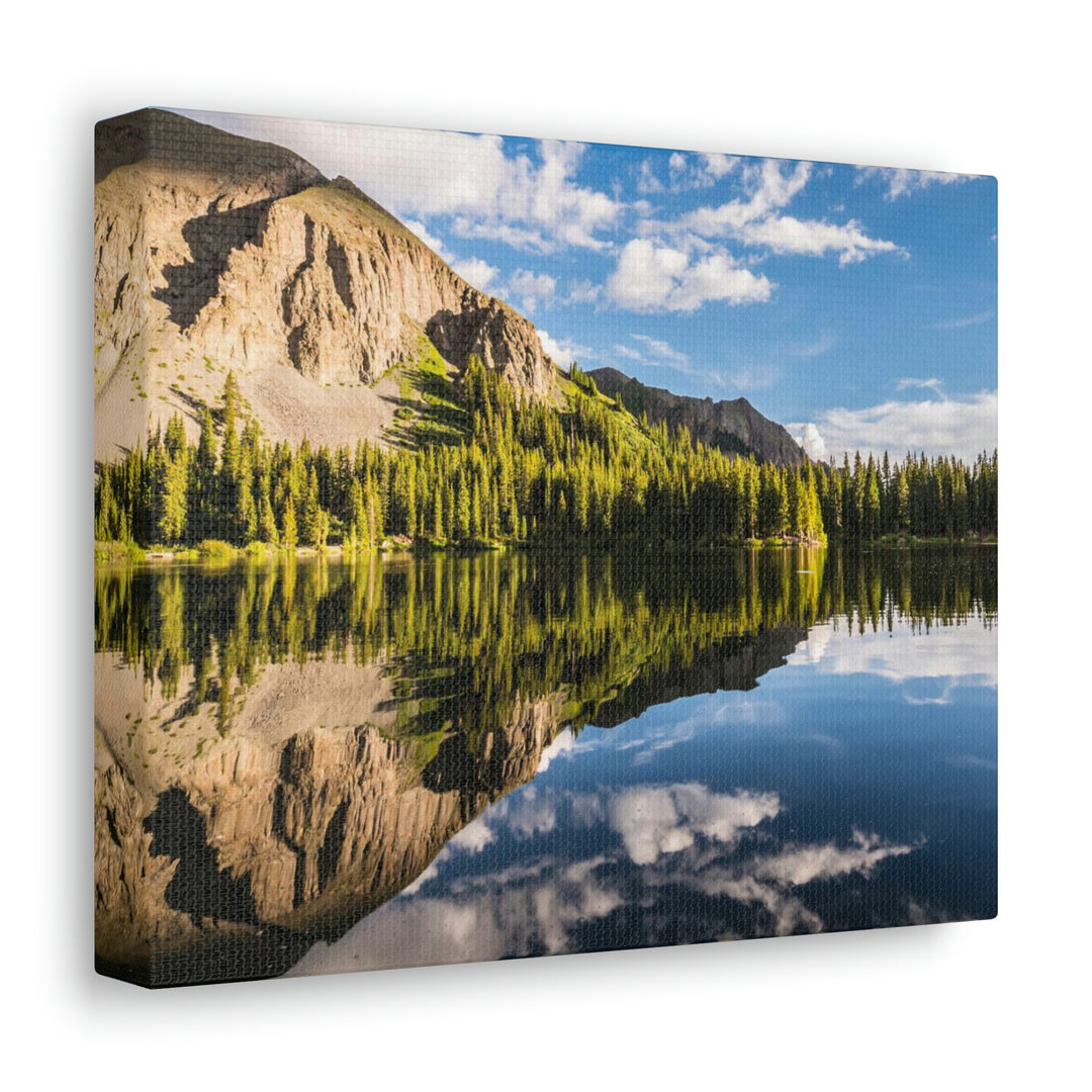 Mountain Scene Reflected - Canvas