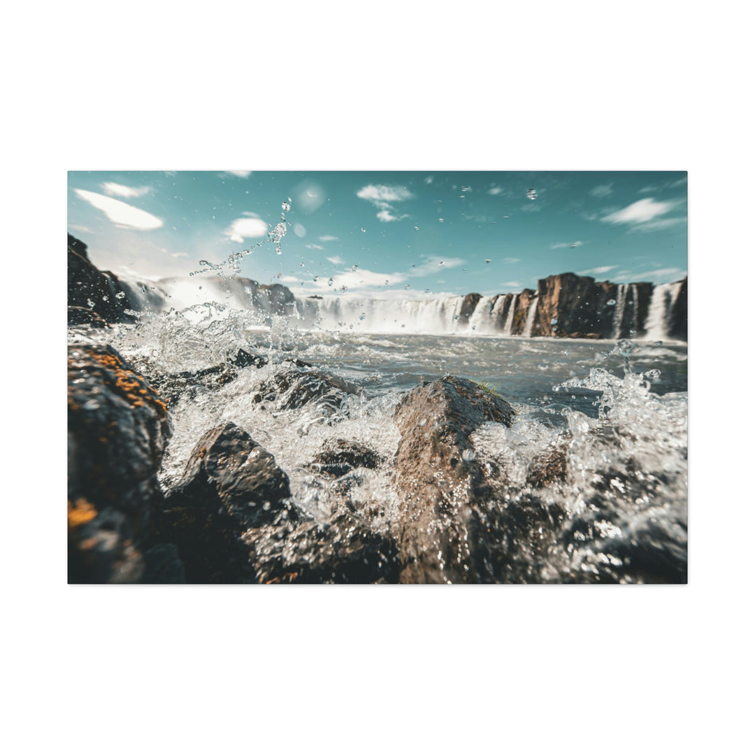 Goðafoss Splash - Canvas