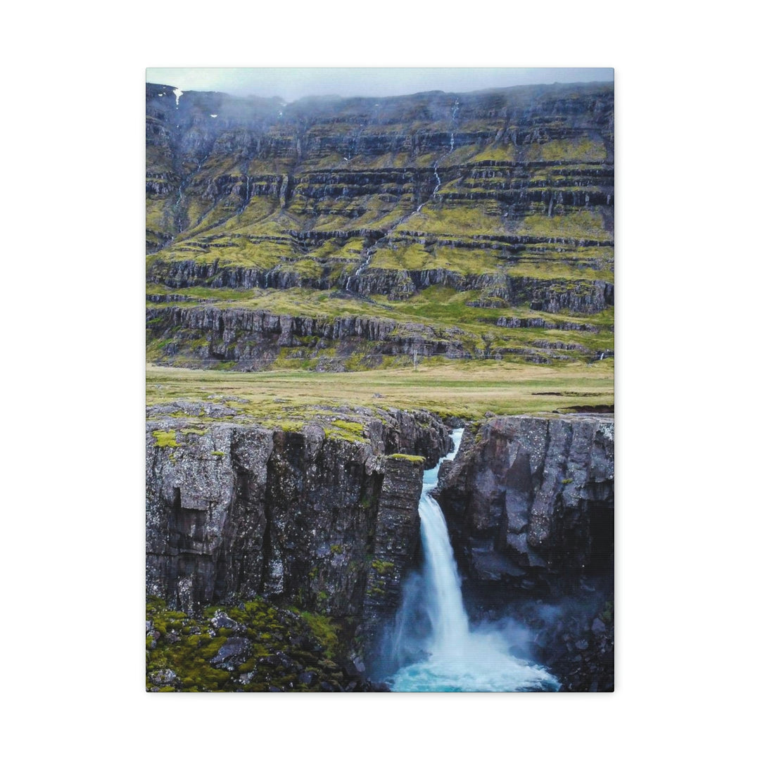 A Remote Waterfall - Canvas