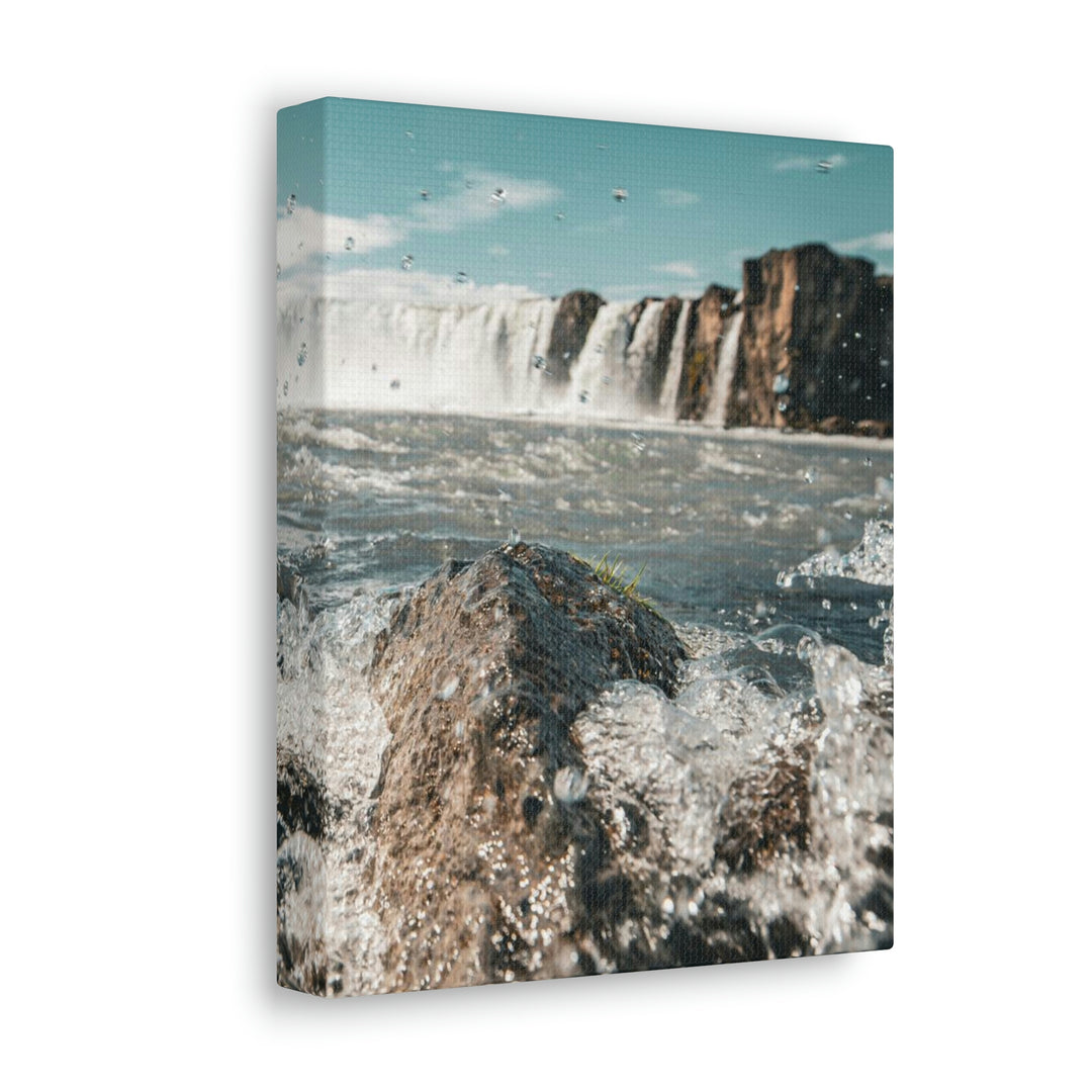 Goðafoss Splash - Canvas