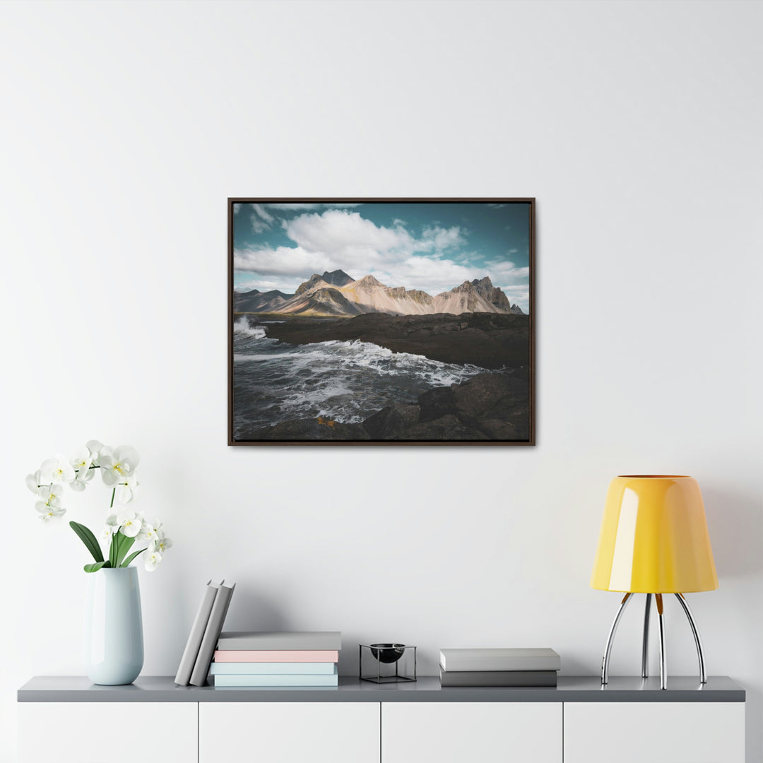 Crashing Sea - Canvas with Frame