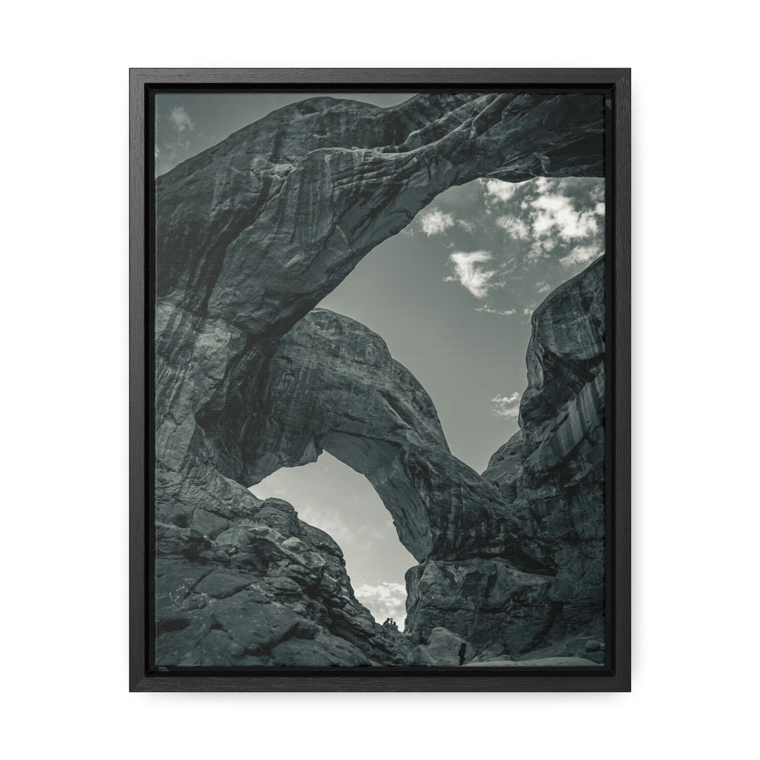 Natural Frames Part 4 in Black and White - Canvas with Frame