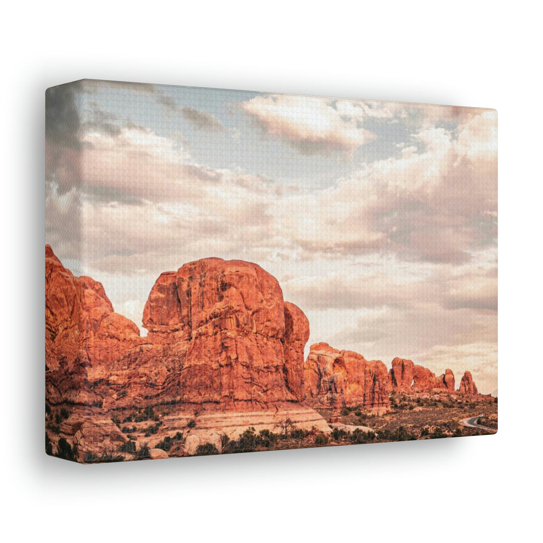 A Desert Sunset - Canvas