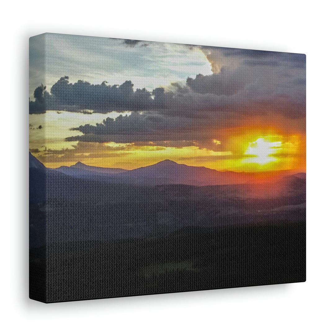 Rainy Sunset - Canvas