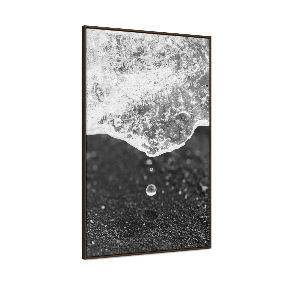 Suspended Droplet - Canvas with Frame