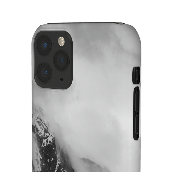 The Mist Descends in Black and White - Phone Case