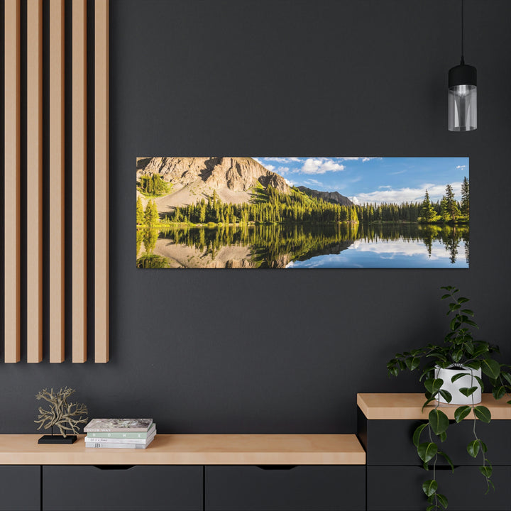 Mountain Scene Reflected - Canvas