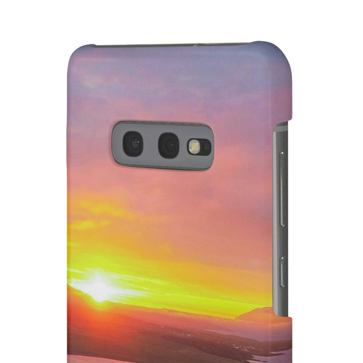 Sunset Over the Fjord Part 1 - Phone Case