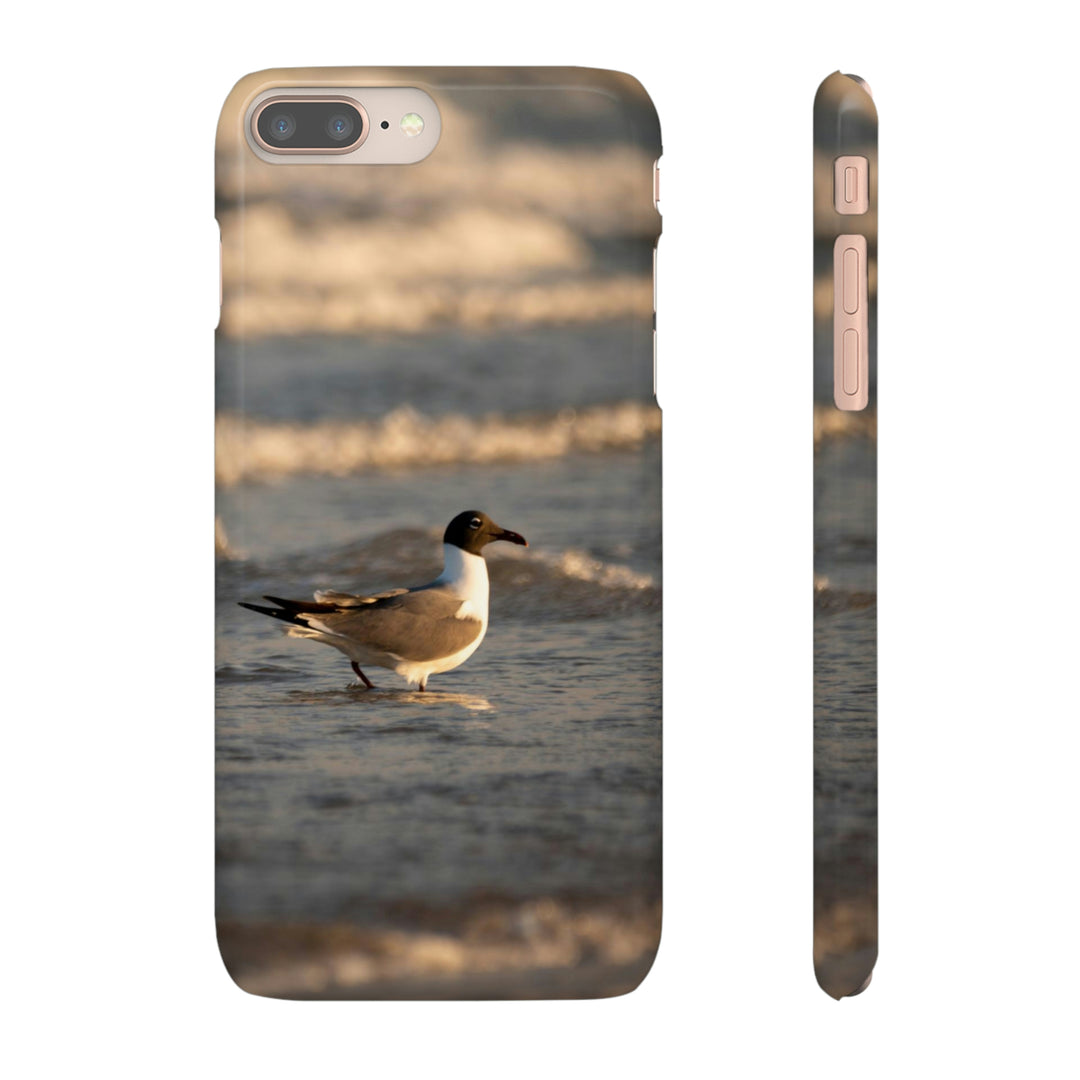 Laughing Gull in the Surf - Phone Case