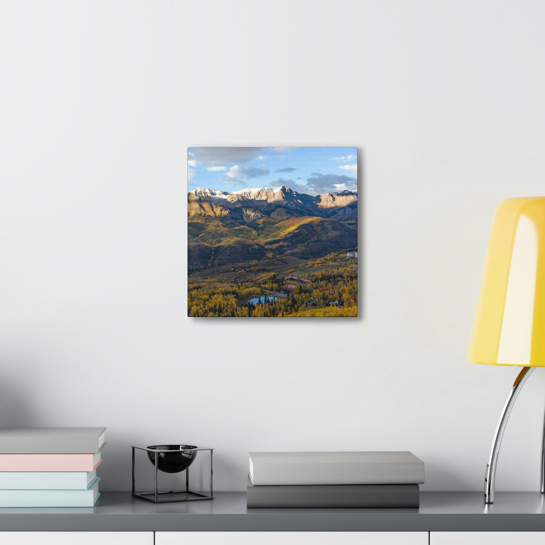 Glowing Mountainside - Canvas