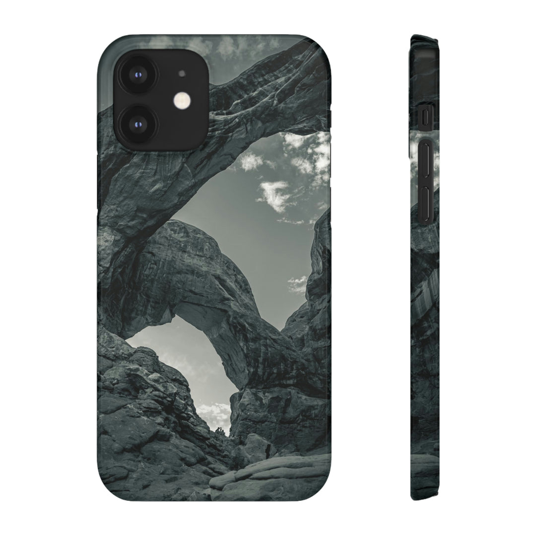 Natural Frames Part 4 in Black and White - Phone Case