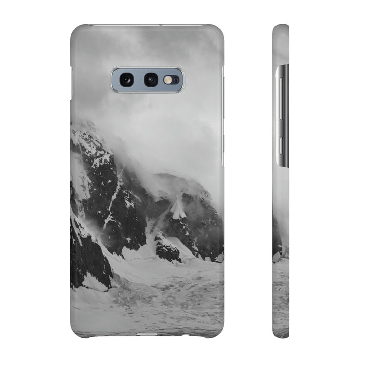 The Mist Descends in Black and White - Phone Case