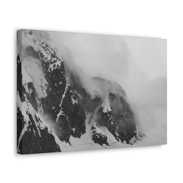 The Mist Descends in Black and White - Canvas