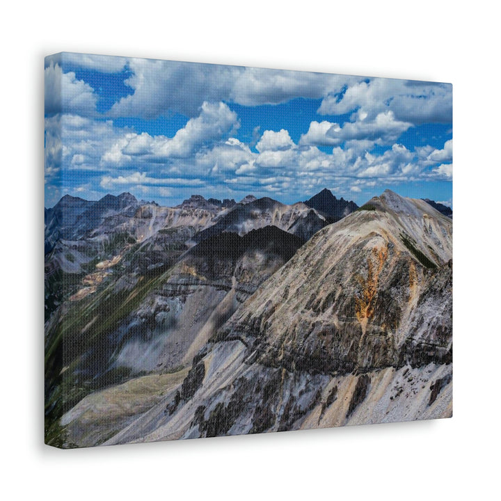 Imogene Pass From the Air - Canvas