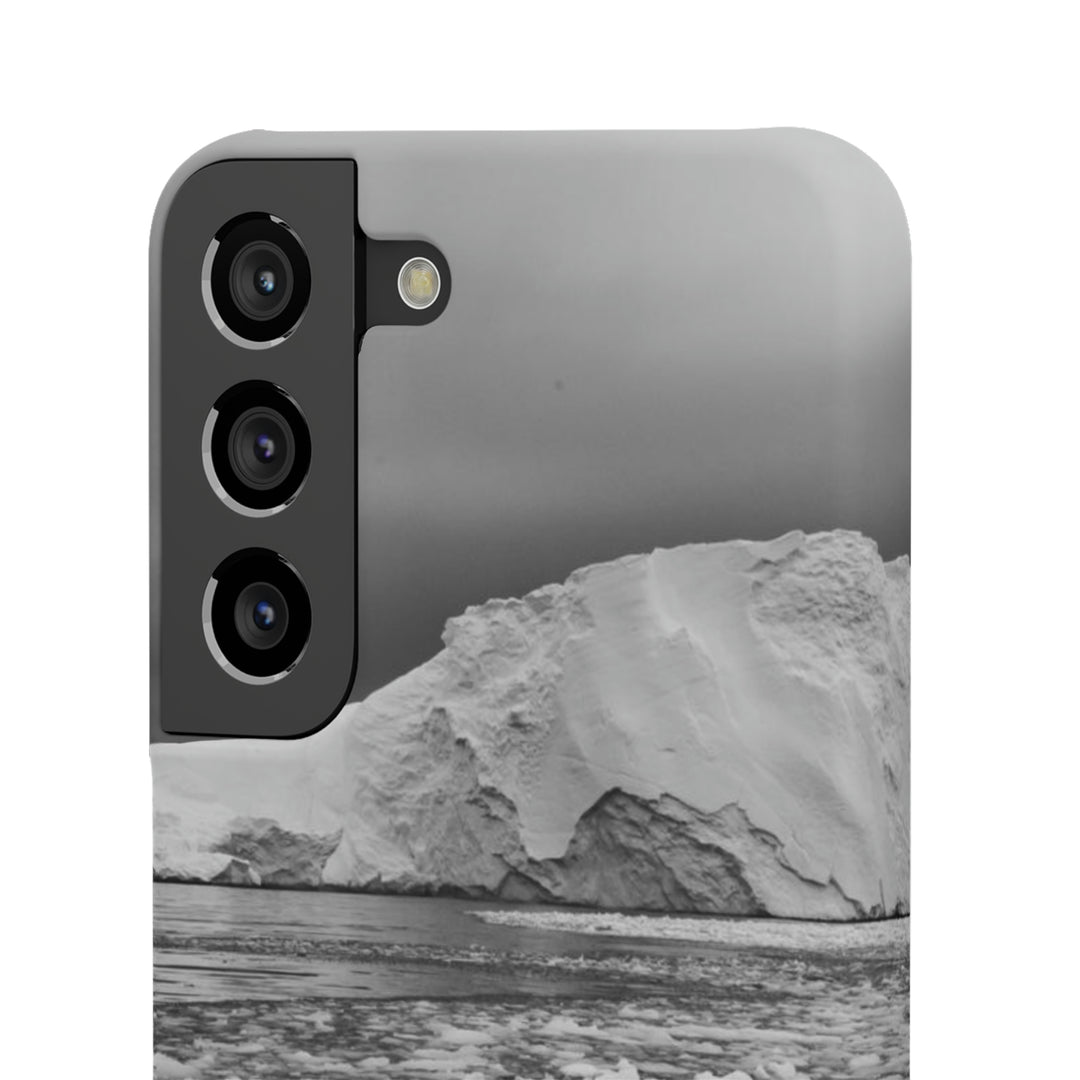 Lane of Ice In Black and White - Phone Case