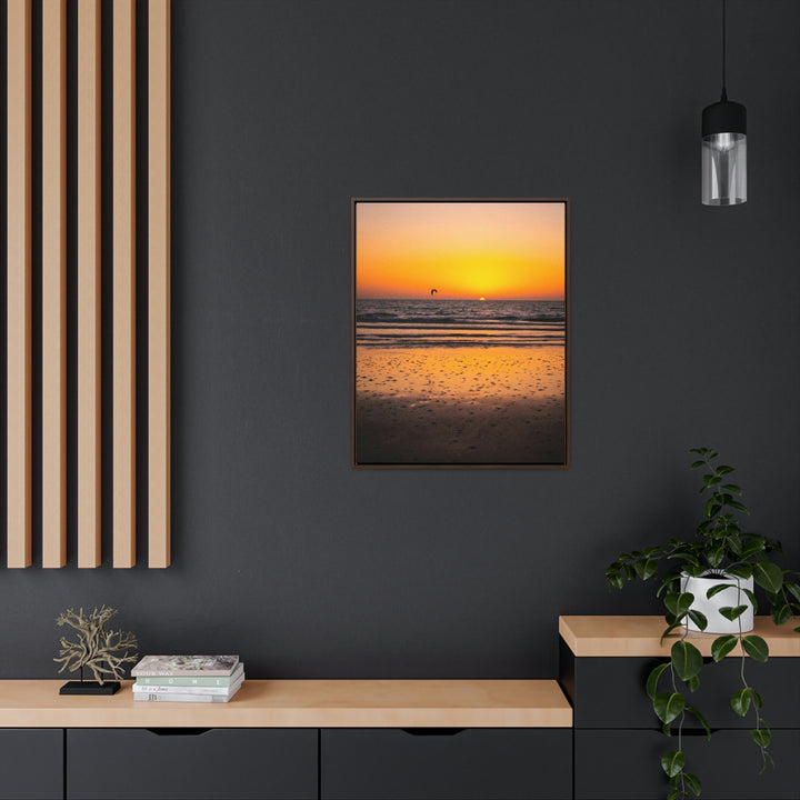 Sunrise on the Sea - Canvas with Frame