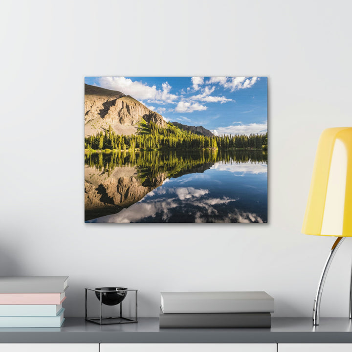 Mountain Scene Reflected - Canvas