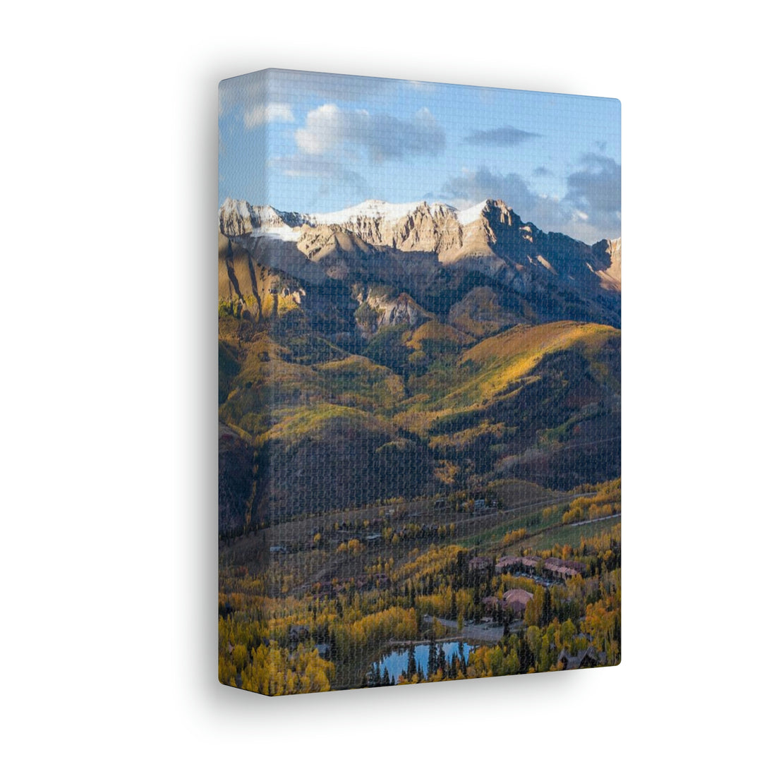 Glowing Mountainside - Canvas