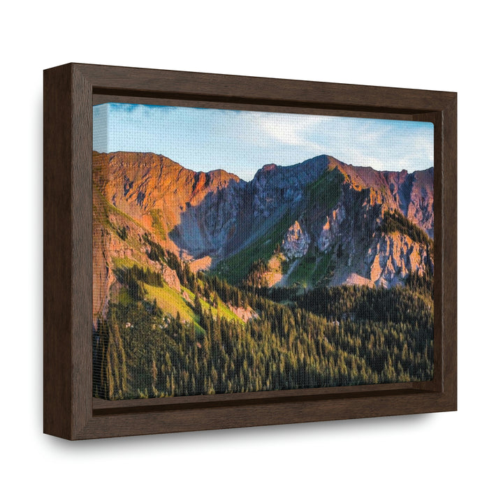 Fading Mountain Light - Canvas with Frame