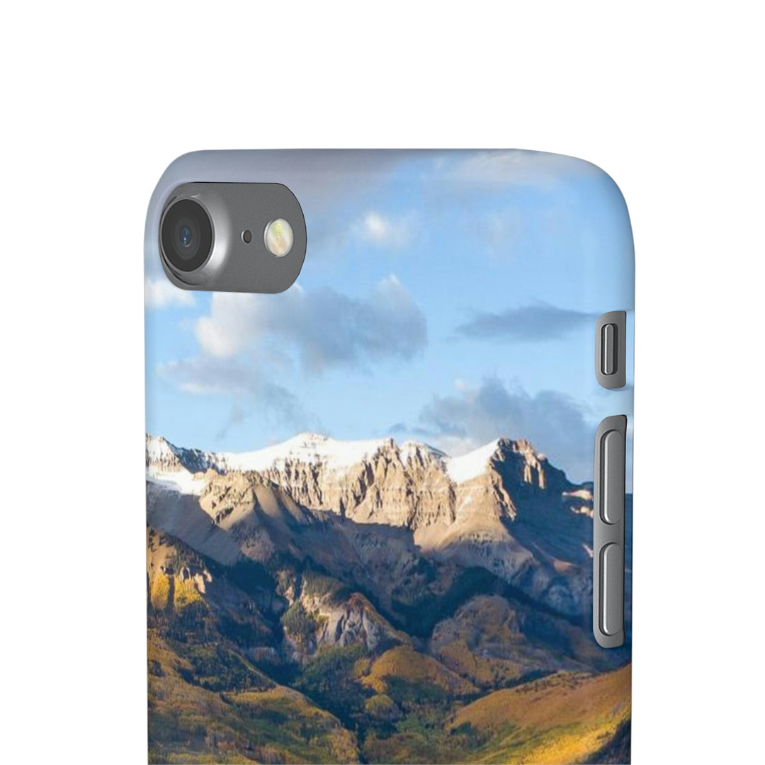 Glowing Mountainside - Phone Case