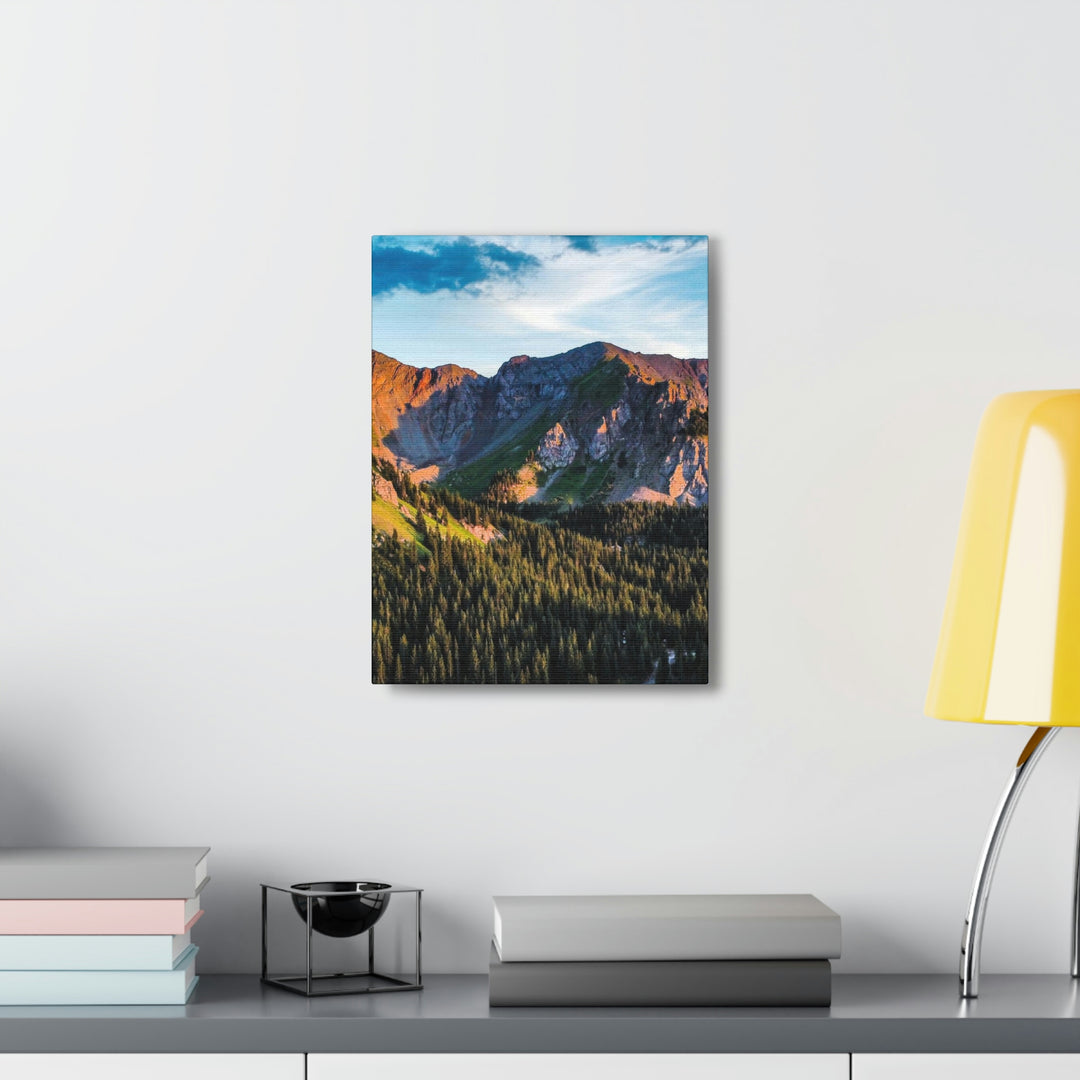 Fading Mountain Light - Canvas