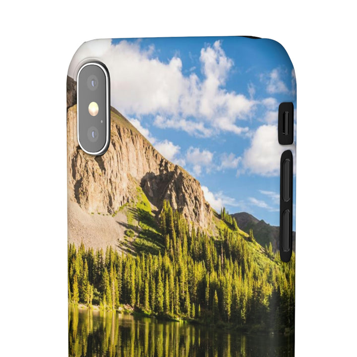 Mountain Scene Reflected - Phone Case