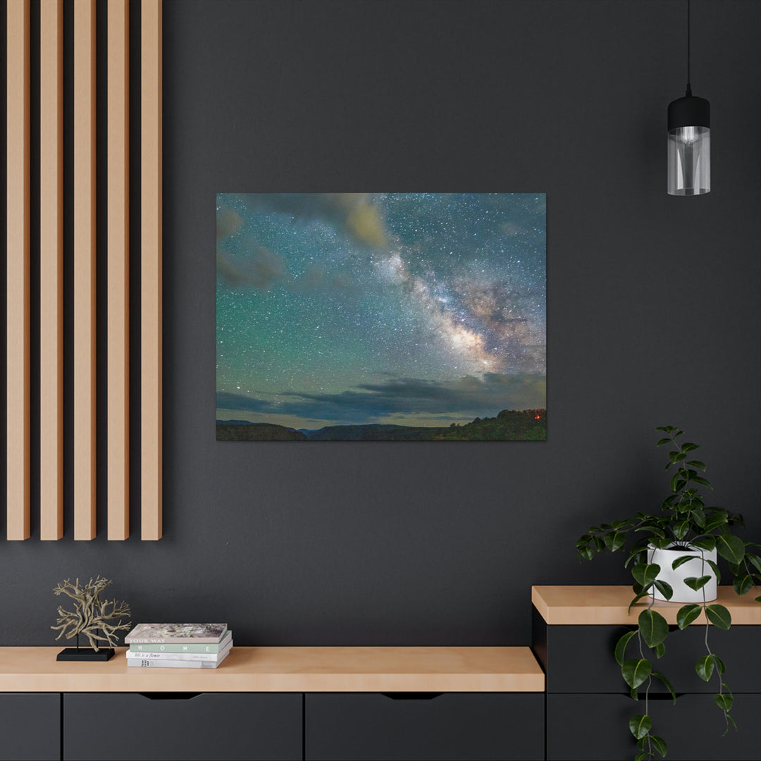 Milky Way Through the Clouds Part 1 - Canvas