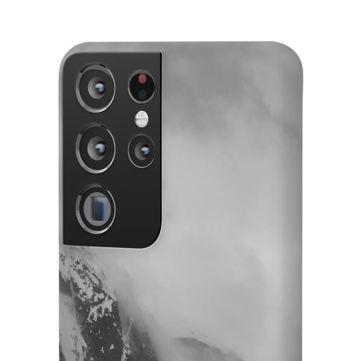 The Mist Descends in Black and White - Phone Case