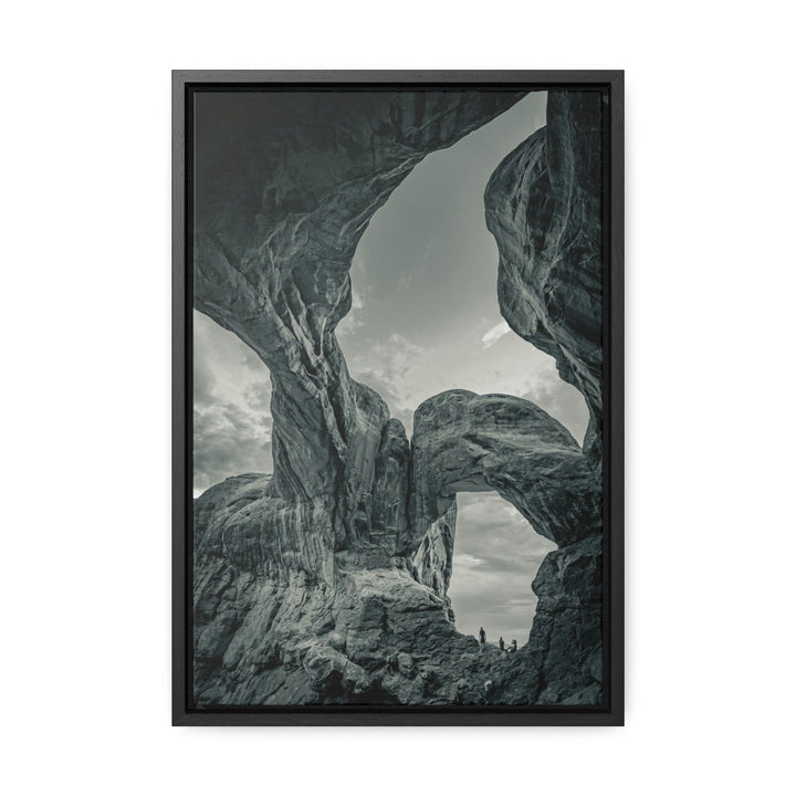 Natural Frames Part 1 in Black and White - Canvas with Frame