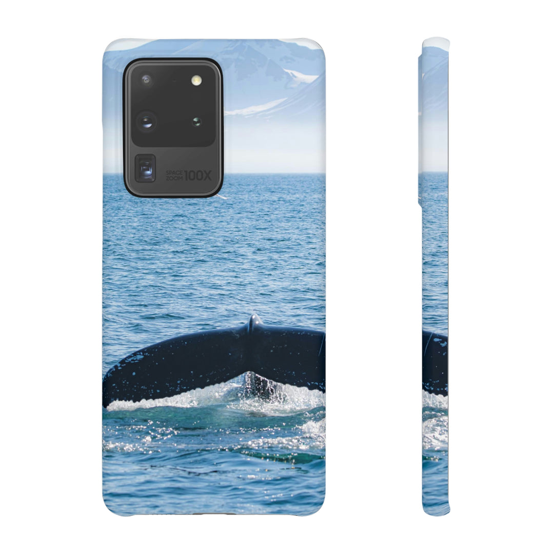 A Whale and A Mountain - Phone Case